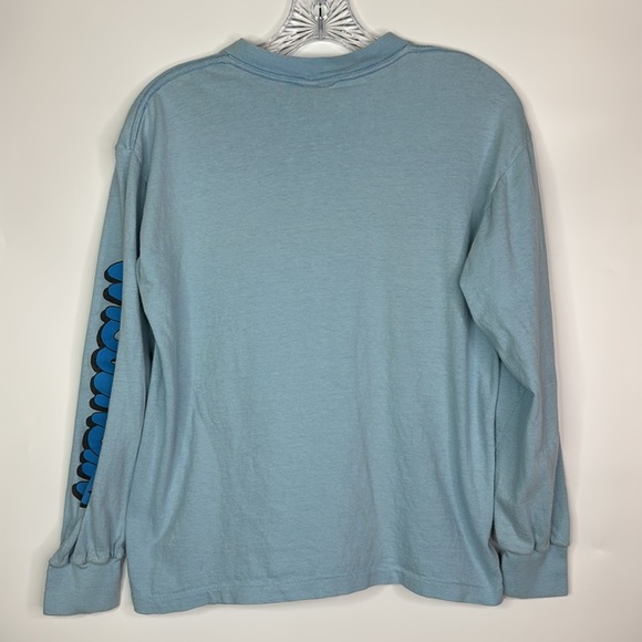 Vintage Sun Pacific Blue Wisconsin Native Long Sleeve Shirt Size Medium - Picture 4 of 9